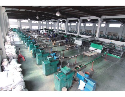 Multiple models of various plastic extrusion machines, a total of more than 80 production lines