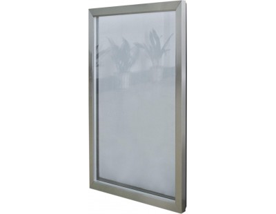 Stainless steel glass door